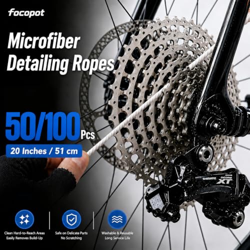 Gear Floss 3D Printer Cleaning Rope Pack 50 with Grease - Blue