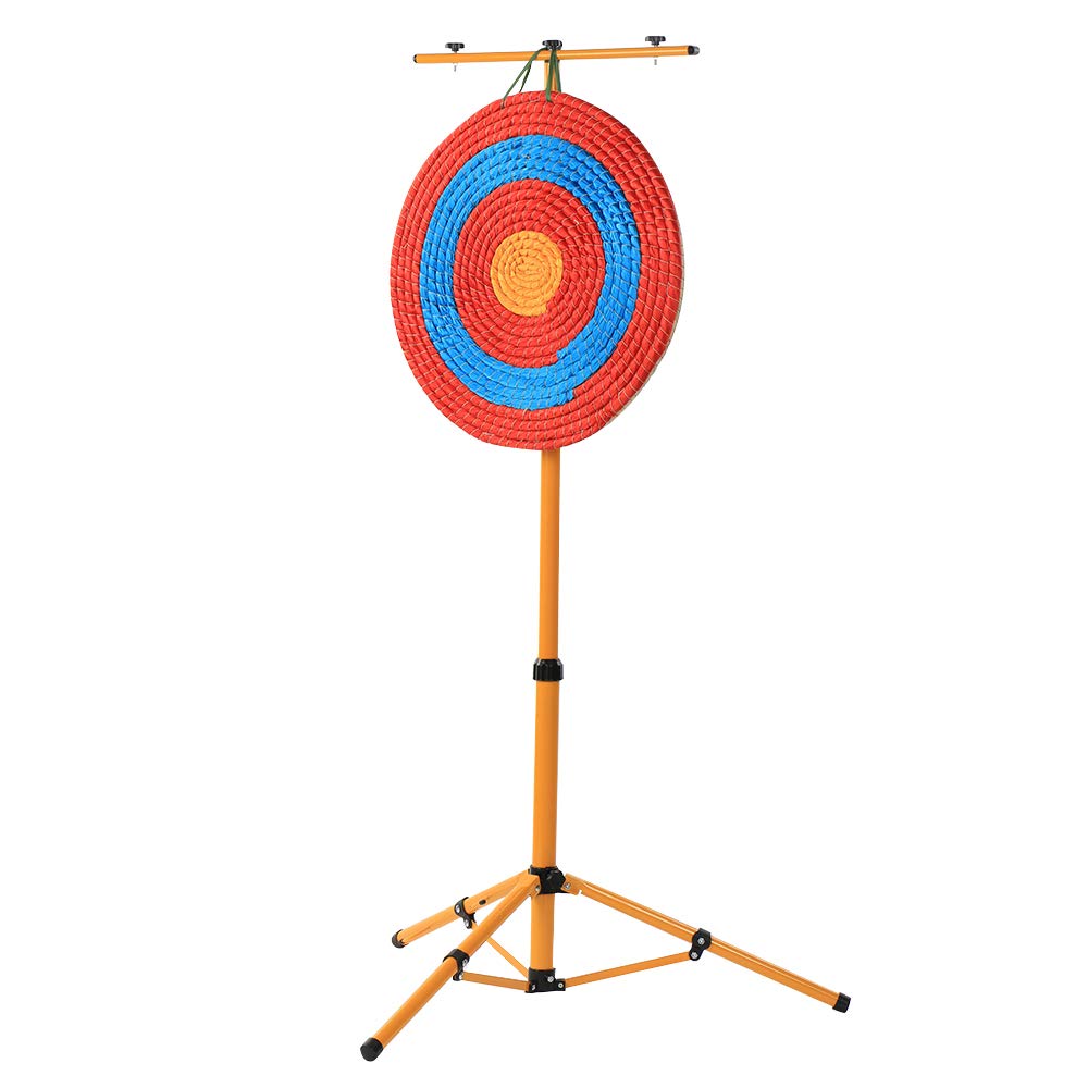 Archery Target 5 Layers 20 inch Traditional Solid Straw Archery Target 4 inch Thickness Hand-Made Arrows Target for Outdoor Shooting Practice (20inch / 5 Layers)