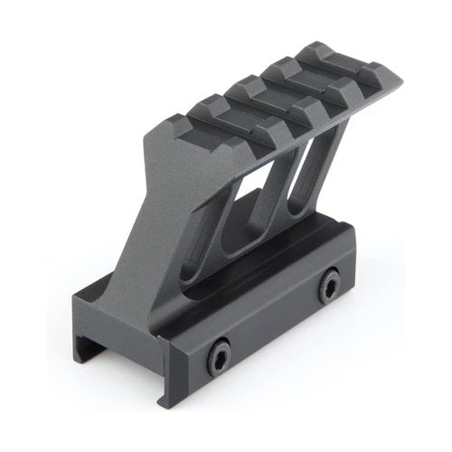 TuFok Picatinny Rail Riser Mount High Profile Picatinny Rail 1 inch for Sight Red Dot Scope and Optics 4 Slots/13 Slots (4 Slots)