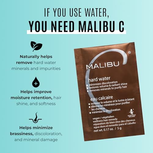 Malibu C Hard Water Hair Remedy 1 Packet - Detox & Restore Shine