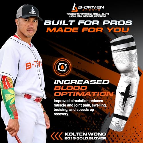 Pro Fit Compression Arm Sleeve Men Women Youth Small/Medium USA Design