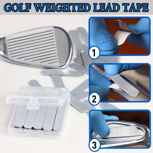 Golf Weighted Lead Tape 30pcs - Adjustable Club Weight for Iron Putter & Golf Clubs - Variation 30
