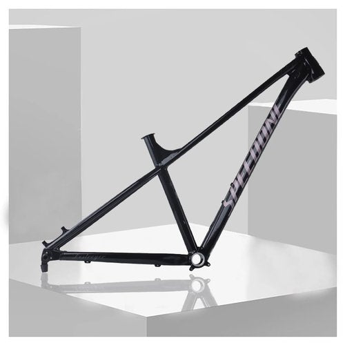 KLWEKJSD 27.5er 29er Aluminum Alloy Bike Frame 380mm/420mm/465mm Mountain Bike Frame Thru Axle 12×148mm XC/AM Hardtail Frame Disc Brake BB68mm (Color : 29er Black, Size : 465mm)