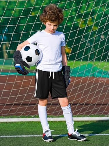Boys Athletic Shorts 4 Pack Mesh Quick Dry Basketball Soccer Gym Summer Clothes