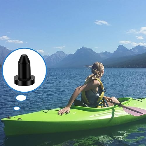 12 Pack Silicone Kayak Drain Plugs 1/2 Inch for Pelican & Sun Dolphin Kayaks