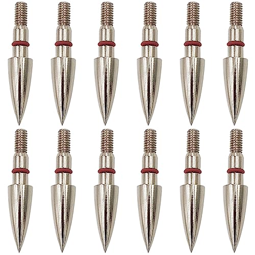 Archery Field Points Practice Arrow Tips 75-300 Grain Screw-In Broadheads