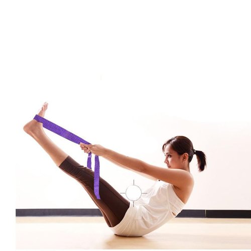 POPETPOP Yoga Straps for Stretching 2pcs Stretch Band Buckle Lightweight Sturdy for Flexibility Workout
