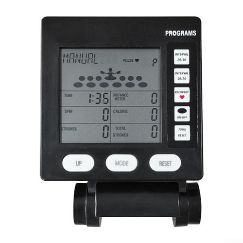 Multifunctional Rowing Machine Counter Speedometer LCD Display Counter Monitor Rower Replacement Parts