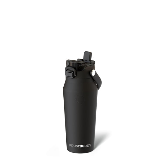 Frost Buddy 16oz Insulated Water Bottle - Straw & Chug Lid - Leak-Proof