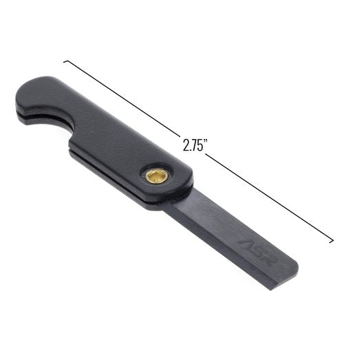 ASR Tactical 2-Pack Folding Ceramic Razor Blade, Micro EDC Escape Knife Survival Tool