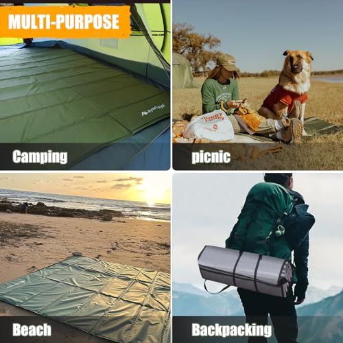 3-4 Person Foam Sleeping Pad for Camping Waterproof Tent Mattress