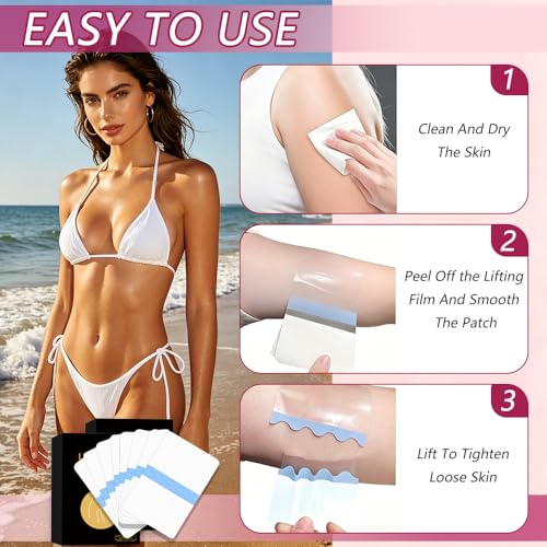 20PCS Waterproof Invisible Thigh Lift Tape for Loose Skin & Body Shaping