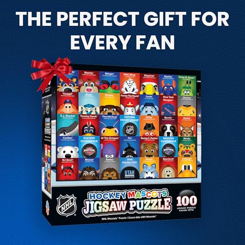 MasterPieces 100-Piece NHL Mascot Sports Puzzle for Kids - 14x19 Inches - Variation of This Listing