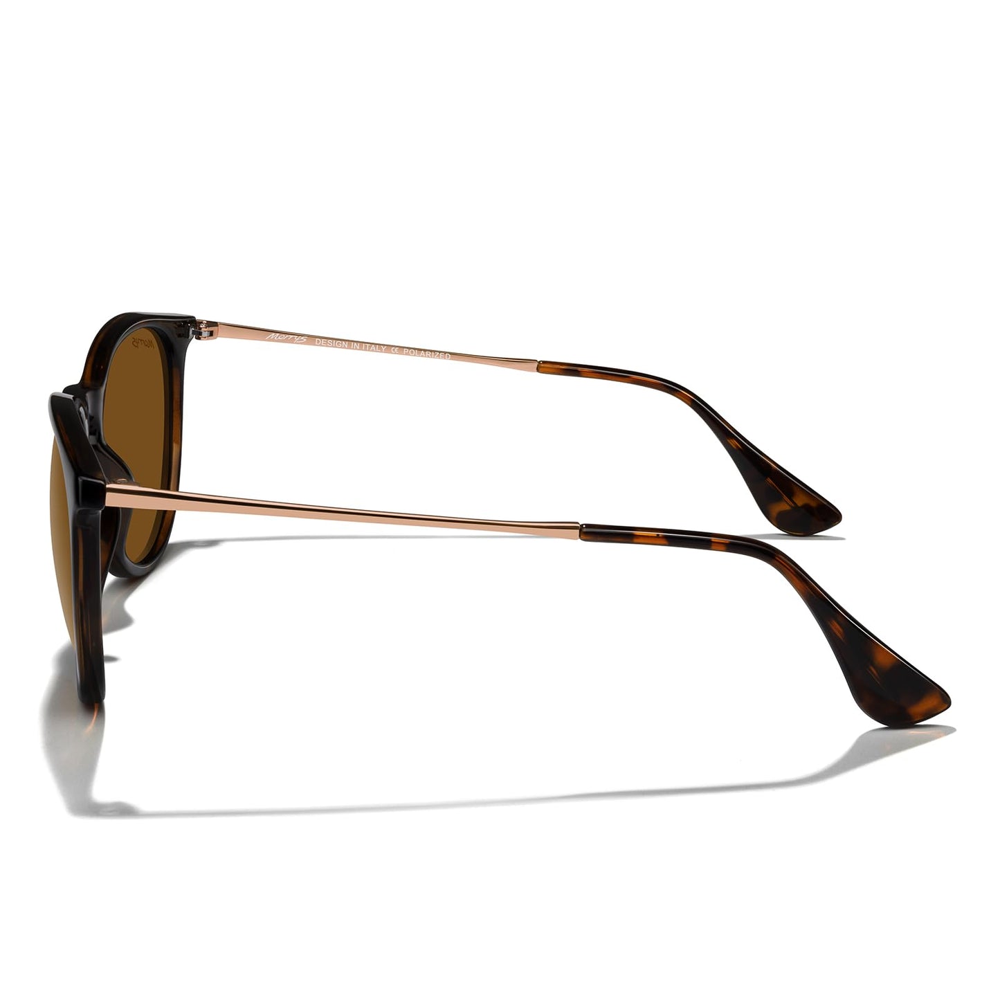 MERRY'S Vintage Polarized Sunglasses for Women Men Retro Round Mirrored Lens Sun glasses UV400