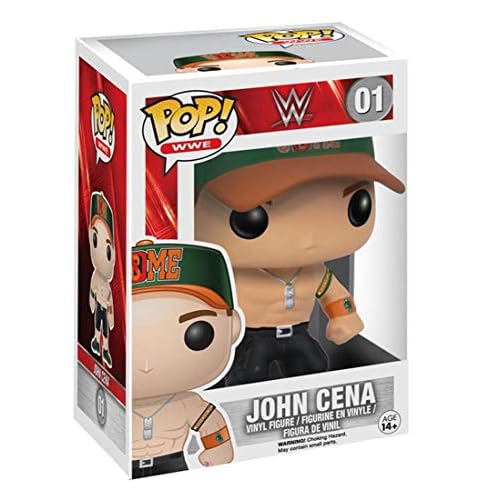 Funko POP WWE: John Cena Action Figure, Green/Orange