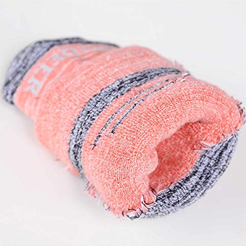 FEIDEER Hiking Walking Socks For Women, Multi-pack Outdoor Recreation Cotton Moisture Wicking Crew Socks
