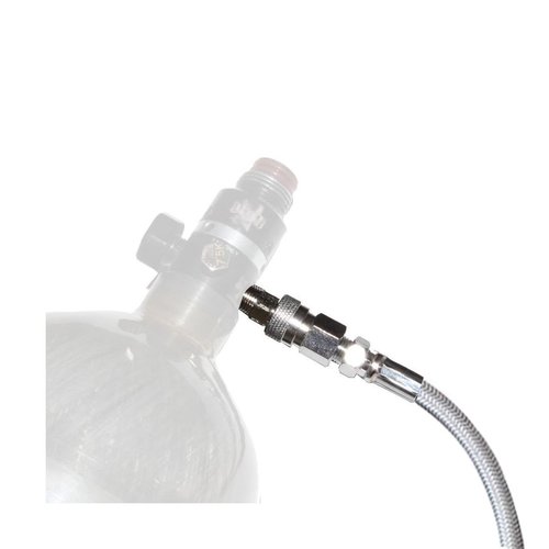 Maddog Paintball Airsoft Fill Whip Hose Extension 4500 Psi PCP - 36 inch Stainless Steel Charging System