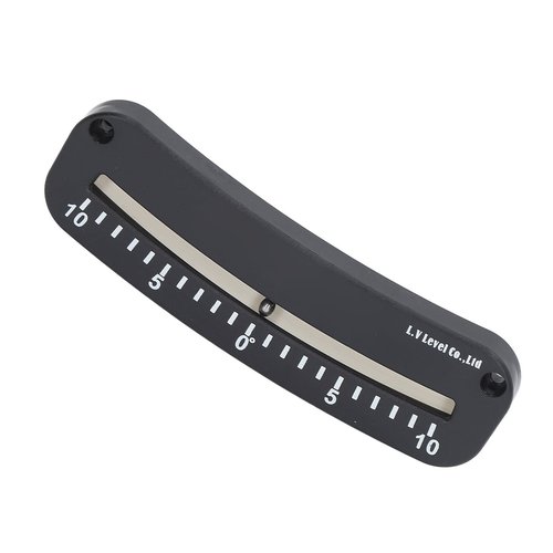 Garosa Tube Clinometer Marine Clinometer Handlebar Slope Meter -10° to 0° to 10° Clinometer High Resolution Clinometer Horizontal Micro Angle Test
