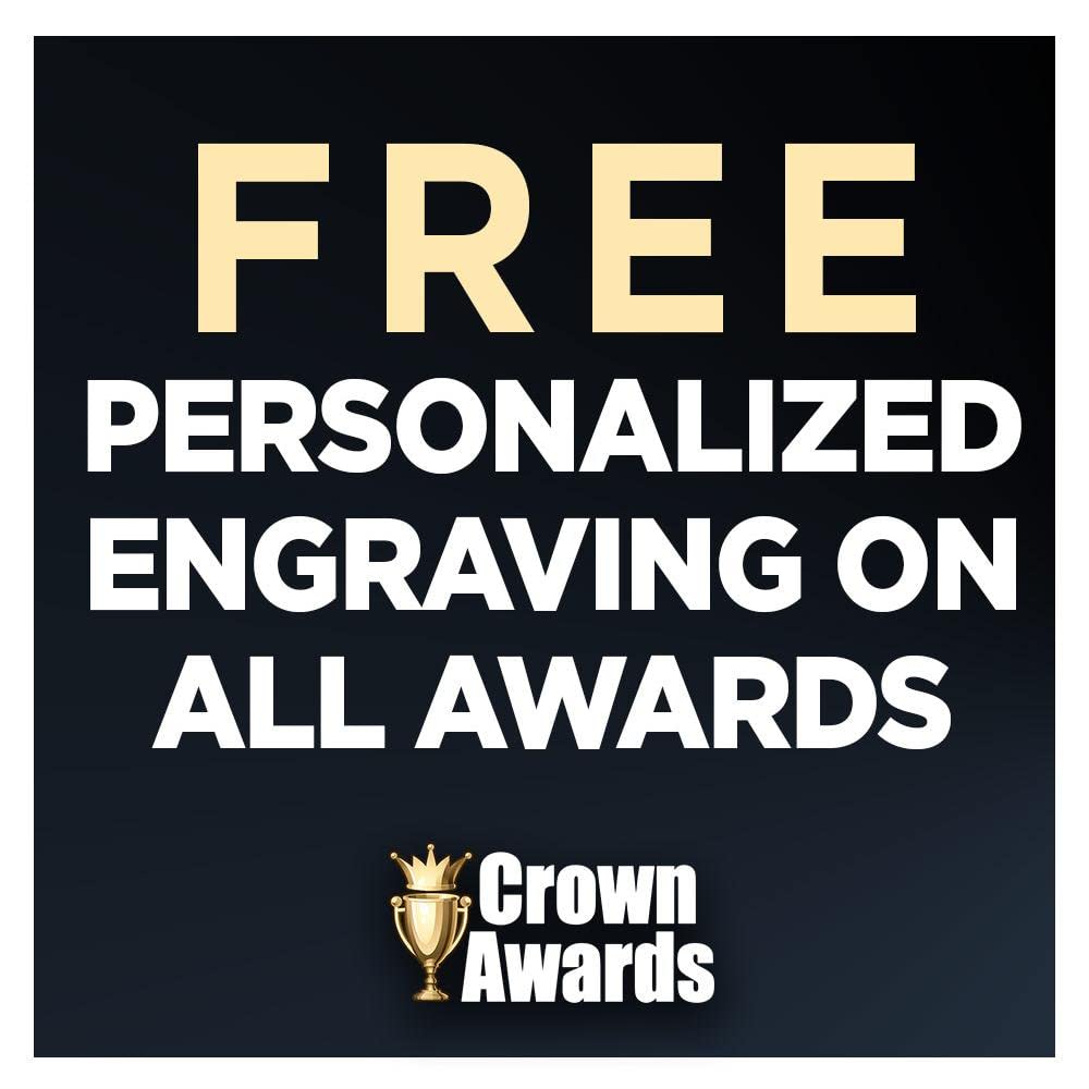 Crown Awards 6" G.O.A.T. Greatest of All Time Trophy On Black Base - Custom Engraving