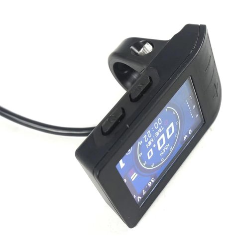 NULKOMMA APT 500C Electric Bicycle LCD Display Meter 36V/48V E-Bike Control Panel with Waterproof 5-Pin Male Connector Multifunctional Bike Computer