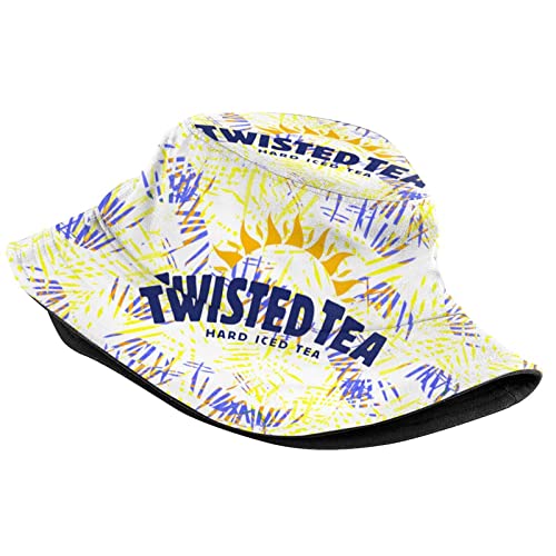 Mens Twisted Graphic Fishing Hat Packable Bucket Hat UPF 50 One Size
