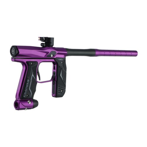 Empire Axe 2.0 Competition Paintball Gun Package w/Grey Halo Too Loader - Dust Purple/Dust Black