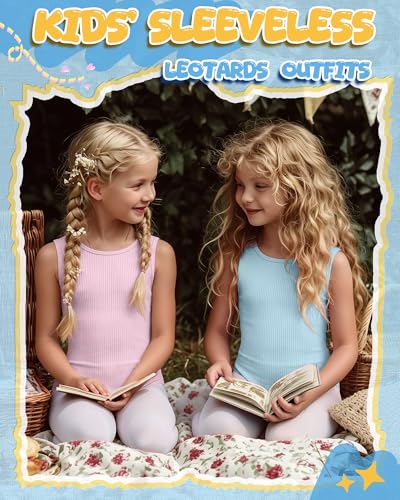 3 Pack Toddler Girls Dance Leotards - Comfortable & Stretchy Cotton