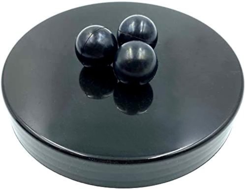 Rubber-Steel Balls 100 x Premium Quality Hard Mix Rubber Steel Balls 2.7 Grams Heavy Reusable Projectiles Paintballs Reballs Powerballs for Training Home Defense Pistols in 50 Caliber (S-Type)