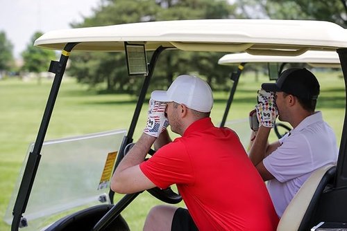 Bender Gloves - Men's Golf Glove, Durable Mesh Material, Unique Golf Gloves Men Right Handed Golfer (Wear On Left)