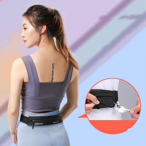 Slim Running Belt Runners Fanny Pack Adjustable Running Pouch Waist Bag Outdoor Sports Gear Accessories For Women Men