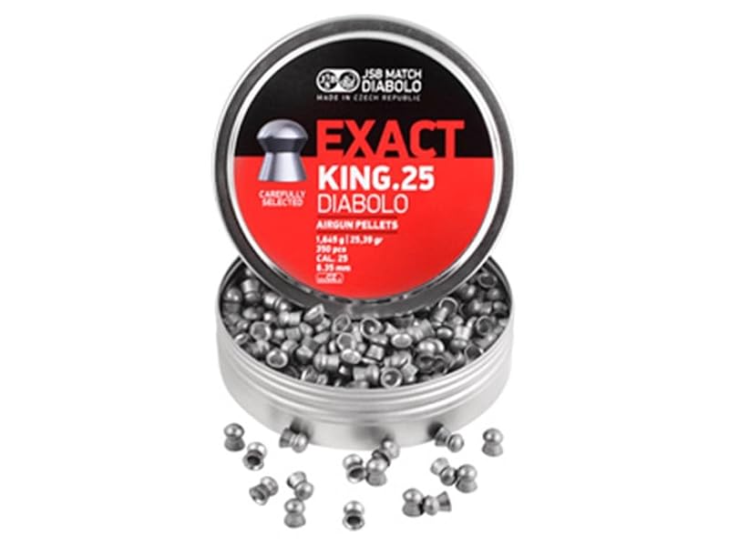 JSB Exact King Domed .25 Pellet (6.35mm) 25.39 Grains - Domed Head