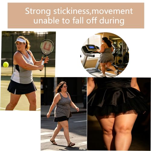 Anti Chafing Thigh Strips & Lift Tape for Women, Pack of 10 - Invisible Body Support