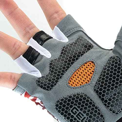 JPOJPO Cycling Gloves for Men Women Full Finger Bike Gloves, 3D Gel Pad Comfortable
