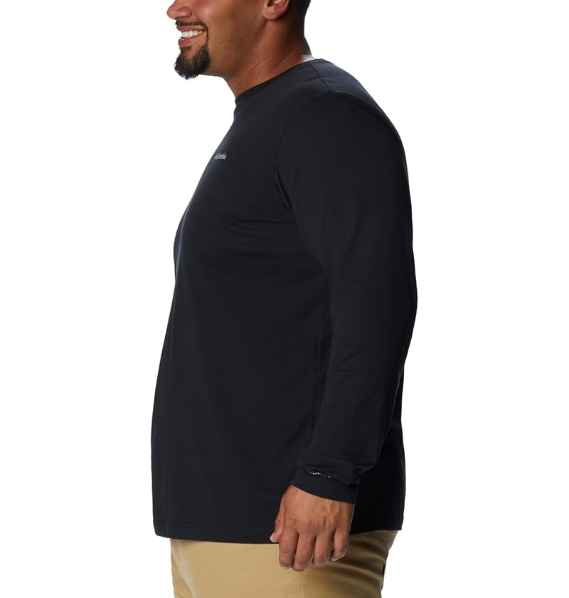 Columbia Thistletown Hills Long Sleeve Crew – Black, Large