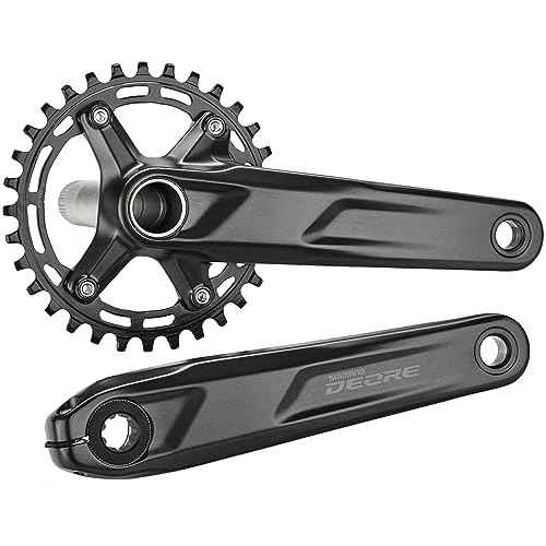 Shimano Deore FC-M5100 Deore chainset, 10/11-speed, 52 mm chainline, 32T, 170 mm, Black
