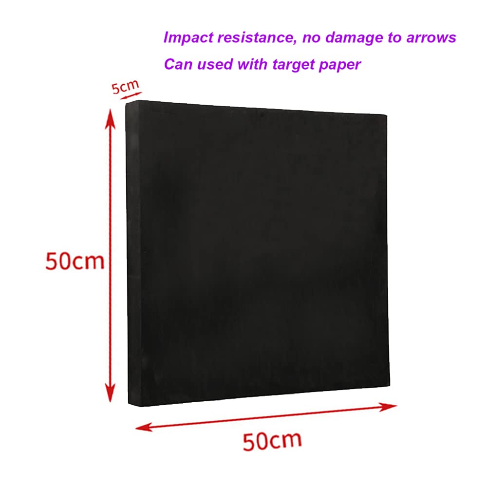 - QI HUO JU - Archery Target EVA Foam Targets for Youth Beginner Backyard Shooting Targeting, 20'' Durable Bow and Arrow Practice Target Block with 5 Target Paper, 4 Pins (EVA Target)