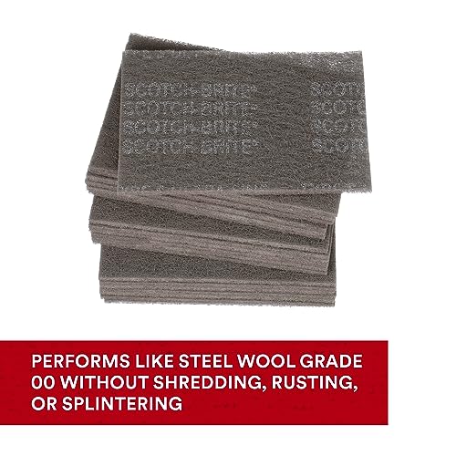 Ultrafine Surface Prep Hand Pad 7448, Nonwoven Silicon Carbide, Pack of 3