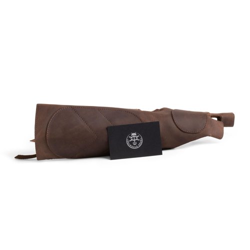 Leather Archery Arm Guard for Men, Women & Youth, Protective Bracer, Full Grain Leather Forearm Protection, Wrist Arm Bracer for Archers, Durable Bow Archery Sleeve Arm Guards (Bourbon Brown)