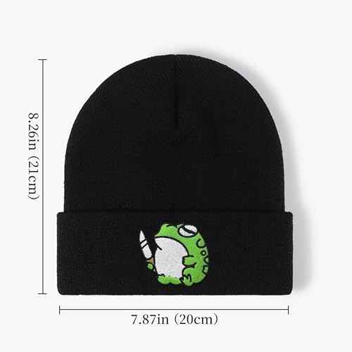 Funny Cool Beanies Cute Gothic Knit Hat for Men and Women