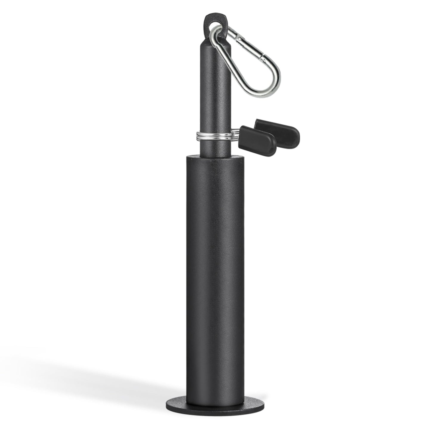 SERTT Weight Loading Pin fit 1 inch Standard and 2 inch Olympic Weight Plate, Gym Pin for Weight Stack with Heavy-Duty Carabiner, Weight Pin Attachment for Cable Pulley System LAT Pulldown