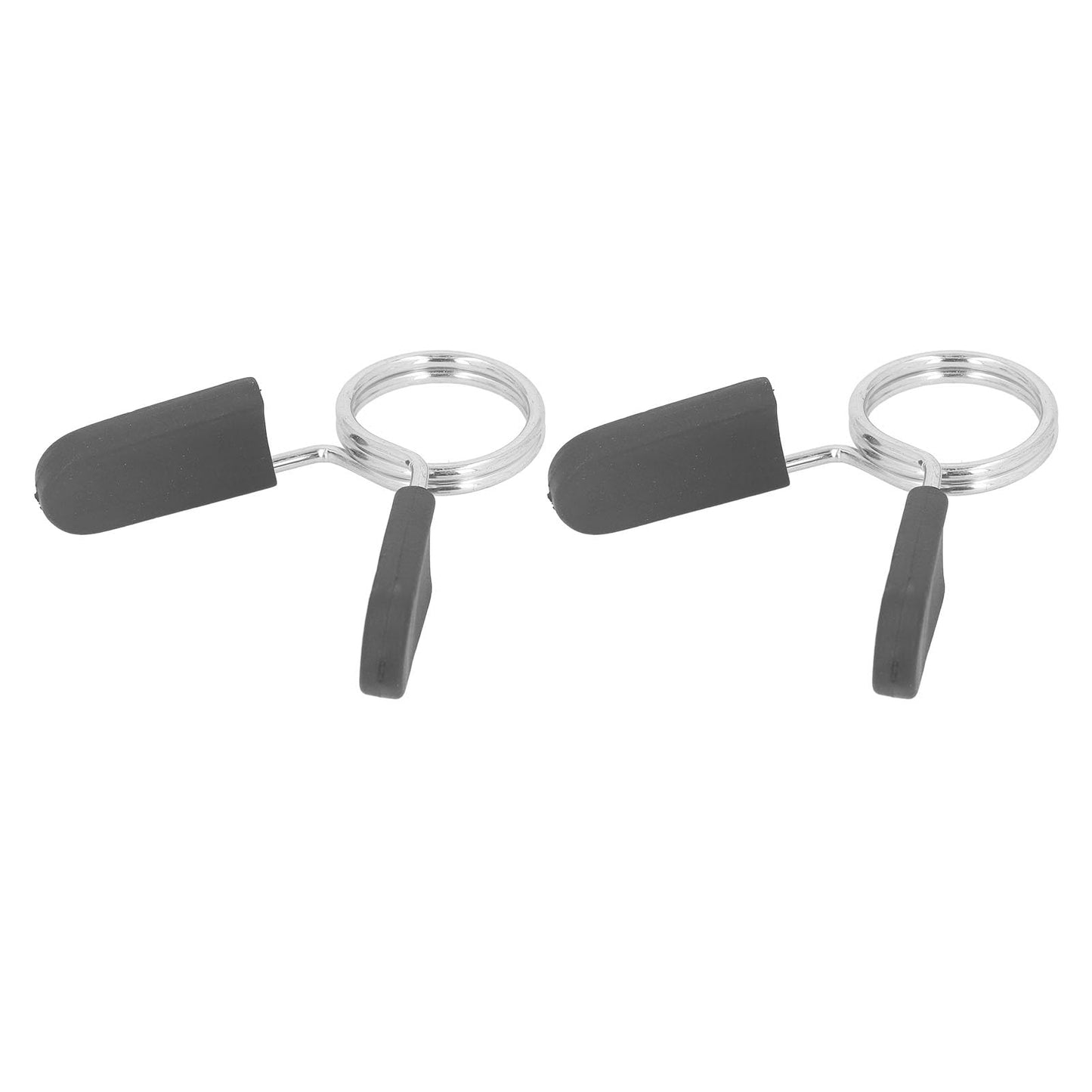 2PCS 30mm Dumbbell Spring Clip Collars with Handle, Easy to Use Weight Bar Lock Clips, Comfortable Grip Weightlifting Accessories
