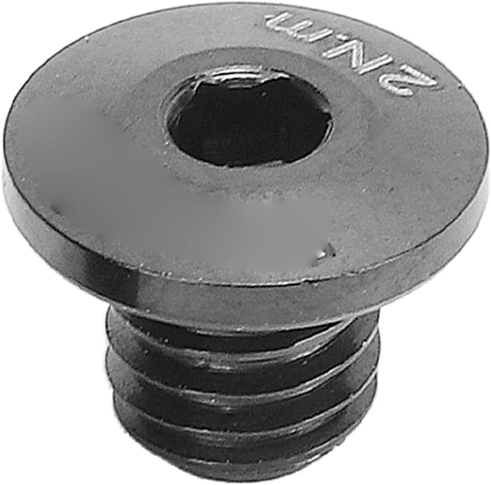 Keenso Oil Cylinder Lid Bolt,Titanium Alloy Lightweight Hydraulic Brake Screw for M7000 M8000 M9000 M9020 (Gold)