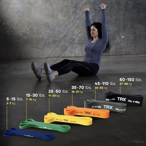 Full-Body Resistance Band Set 45-110 lbs for Strength Training Home Gym