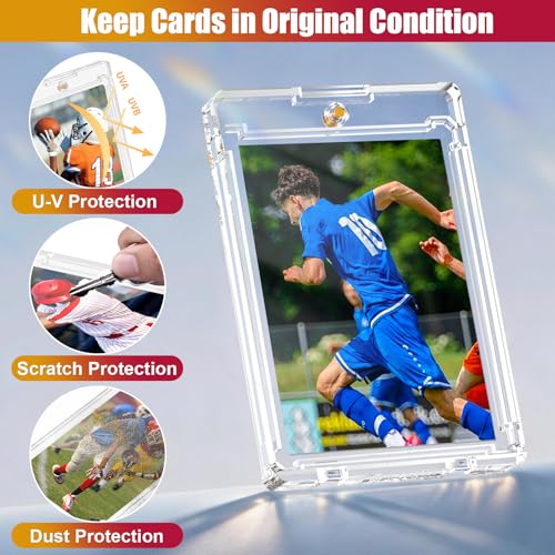 Superlong 15 Pack Magnetic Card Holders for 180pt Trading and Collectible Cards