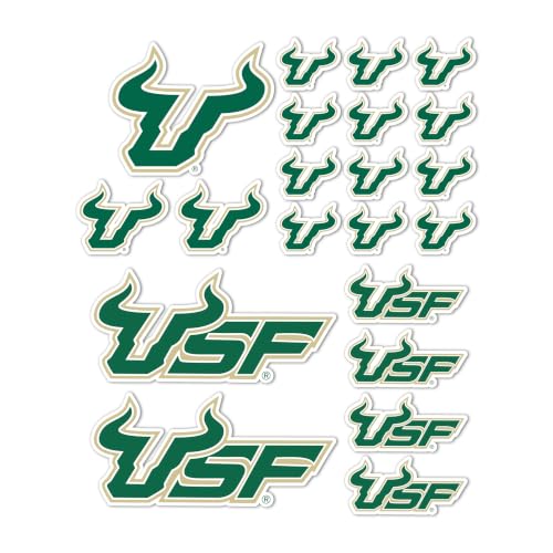South Florida Bulls Sticker Decal 8.5x11 Inches - College Fan Vinyl