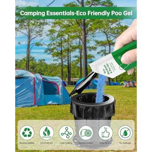 Portable Toilet Gel Camp Toilet Gel Portable Poo Gel