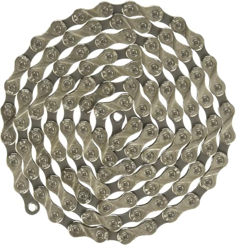 KMC X9 9-Speed Bicycle Chain - 116 Links, Silver, High-Performance