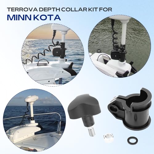 Depth Collar with Knob Kit for Minn Kota Trolling Motors - Compatible Models