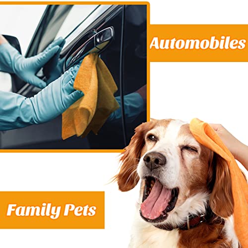 Large 20x27 Inch Absorbent Shammy Cloths for Car Cleaning & Household Use