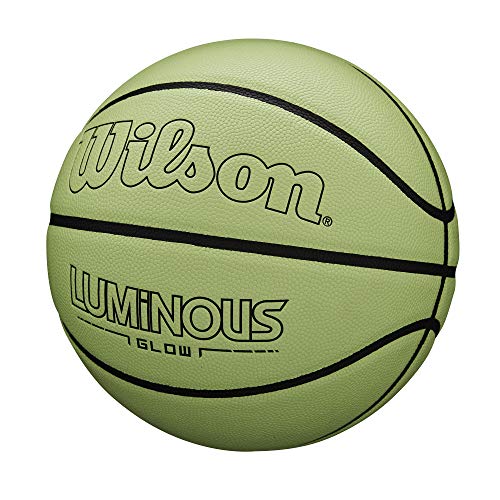 Wilson 29.5 Inch Glow Basketball - Size 7, Indoor/Outdoor Night Ball